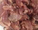 Hình bước làm 1 của món Thịt bò xào lá giang