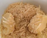 A picture of step 3 of Cheese and Onion Mash.
