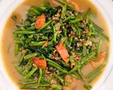 Foto langkah ke 2 dari resep Kangkung terasi/belacan (bumbu ulek).