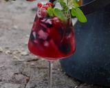 Une image de l'étape 3 de Mocktail aux fruits rouges.