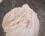 A picture of step 2 of Oreo Cream Cheese stuffed Red Velvet Brownies.