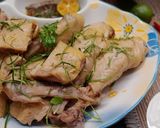 Hình bước làm 5 của món Bánh ướt lòng gà