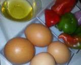 A picture of step 1 of Rolled-egg omelette.