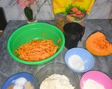 Foto langkah ke 1 dari resep Bakwan Labu Kuning.