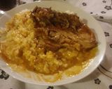 Foto del paso 7 de la receta: Arroz con salsa y pollo