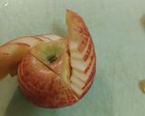 عکس مرحله 5 از دستور میوهآرایی سیب🍎