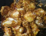 A picture of step 3 of Chicken Korma.