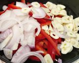 A picture of step 4 of Stir fry spaghetti special.
