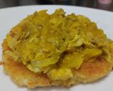 Foto del paso 6 de la receta: Arepa🥯con pollo🍗en salsa🥭de mango🧅picante🧄🌶️🥙
