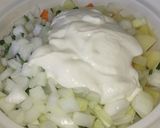 A picture of step 5 of Potato, Carrot, and Egg Salad.