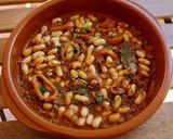 Foto del paso 9 de la receta Cazuela de alubias blancas con calamar