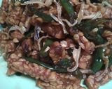 Foto langkah ke 5 dari resep Kering Tempe Teri cabe ijo.