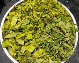 A picture of step 1 of Sarson Ka Saag.