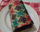 Cara Membuat Brownies batik kukus 7