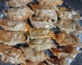 A picture of step 3 of Mushroom Veg Momo.