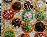 صورة لخطوة 1 من وصفة ترافل Truffes 🍫🍬🧁