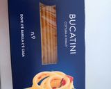 A picture of step 2 of Bucatini Carbonara.