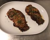 Une image de l'étape 8 de Côtes de porc laquées œuf, tomate, soja, persil.