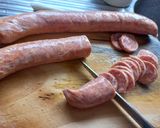 Foto del paso 2 de la receta: Papas con longaniza y cebolla