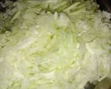 A picture of step 2 of Lauki ka Halwa.