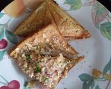 A picture of step 5 of Paneer patty(paneer toast).