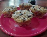Foto del paso 4 de la receta: Muffins de avena y durazno (al estilo torta invertida)