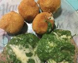Foto del paso 8 de la receta: Peceto con salsa de espinaca y bombas de papa (mi marido feliz)
