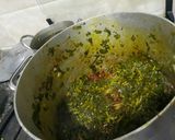 A picture of step 5 of Afang soup.