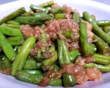 Foto langkah ke 7 dari resep Tumis Buncis Udang Saus Tiram.