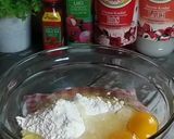 Gambar langkah 1 resipi Rose laici mille crepe cake.