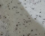 A picture of step 1 of Dahi phulki.
