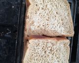 A picture of step 3 of Crispy schezwan toast.