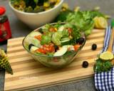 Cucumber, black olive and lettuce salad recipe step 6 photo