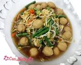 Foto langkah ke 9 dari resep Tumis sayur Bakso.