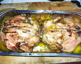 Foto del paso 5 de la receta: Pollo entero asado al carbón con papas y zanahoria