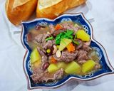 Hình bước làm 7 của món Bò Nấu Đậu Thập Cẩm