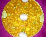 মটর ও কাবলি ছোলার ঘুগনি (mator o kabli cholar ghugni recipe in Bengali) রেসিপি ধাপ - 10 ছবি