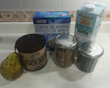 Foto del paso 1 de la receta: Porridge de pera y cacao y Té Matcha