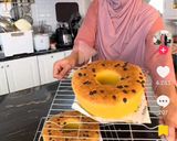 Foto langkah ke 9 dari resep Bolu Cake Mocca Anti Bantet dengan Panci Ajaib Serbaguna.