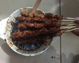 Foto langkah ke 8 dari resep Sate sapi bumbu kacang.