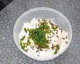 A picture of step 4 of Schezwan veggie roti Roll.