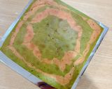 Gambar langkah 5 resipi 👩‍🍳Kek Marble Klasik Pandan.
