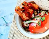Hình bước làm 2 của món Mì Quảng tôm cua hấp dẫn