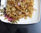A picture of step 1 of Maggi manchurian.