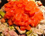 A picture of step 6 of Garlicky Steak with Pepperoni Bites.