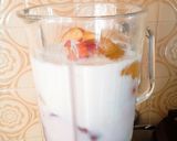 Foto del paso 1 de la receta: Smoothie de frutilla, banana y durazno