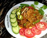 A picture of step 4 of Masala kaleji😋مصحالہ کلیجی 💞.