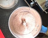 A picture of step 3 of Red Chivda kheer.