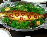 عکس مرحله 1 از دستور ماهی شکم پر