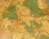 A picture of step 3 of Mintango chutney chicken biryani.
